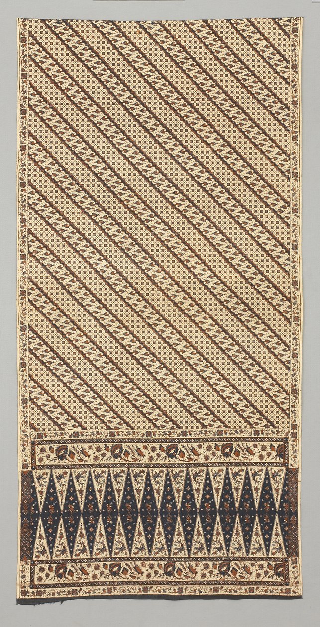 Sarong (tyghuvud) av Javanese School