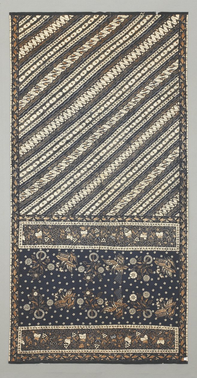 Sarong (tyghuvud) av Javanese School