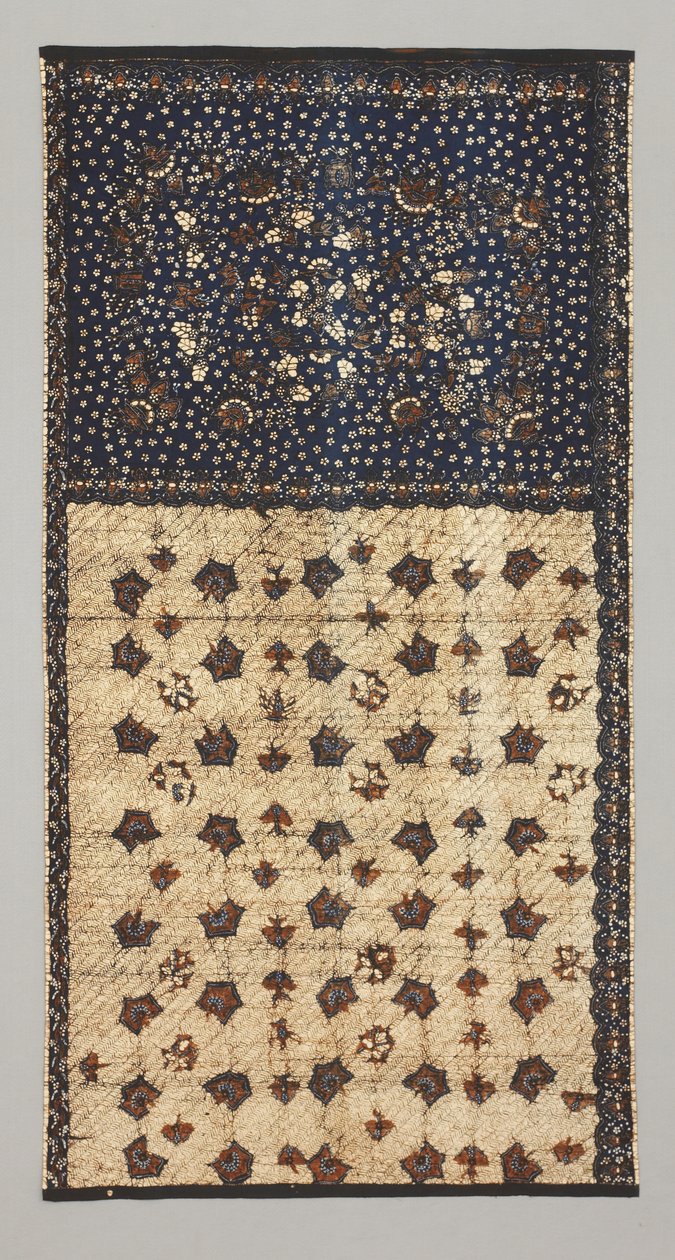 Sarong (tyghuvud) av Javanese School