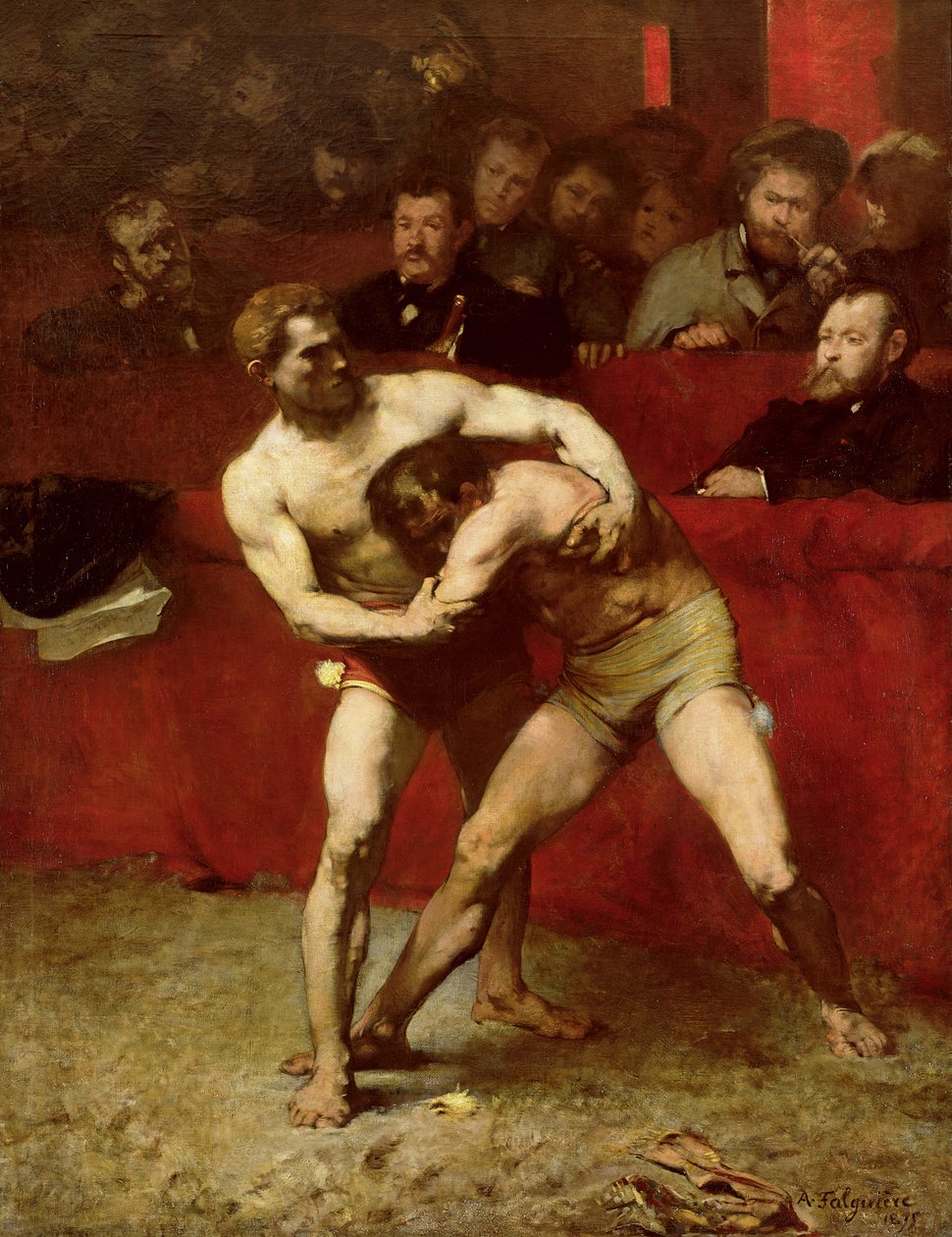 Wrestlers, 1875 swed av Jean Alexandre Joseph Falguiere