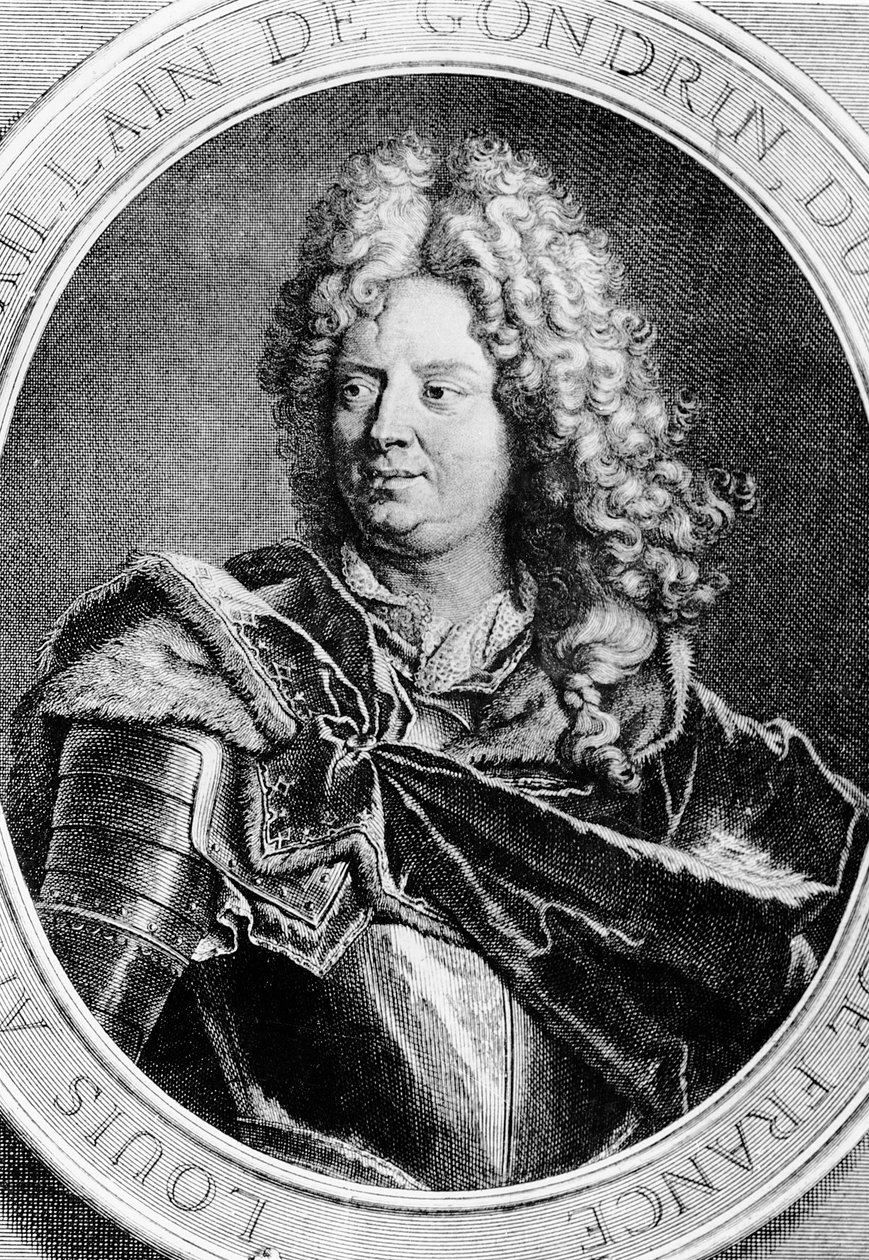 Louis Antoine de Pardaillan de Gondrin av Jean Audran