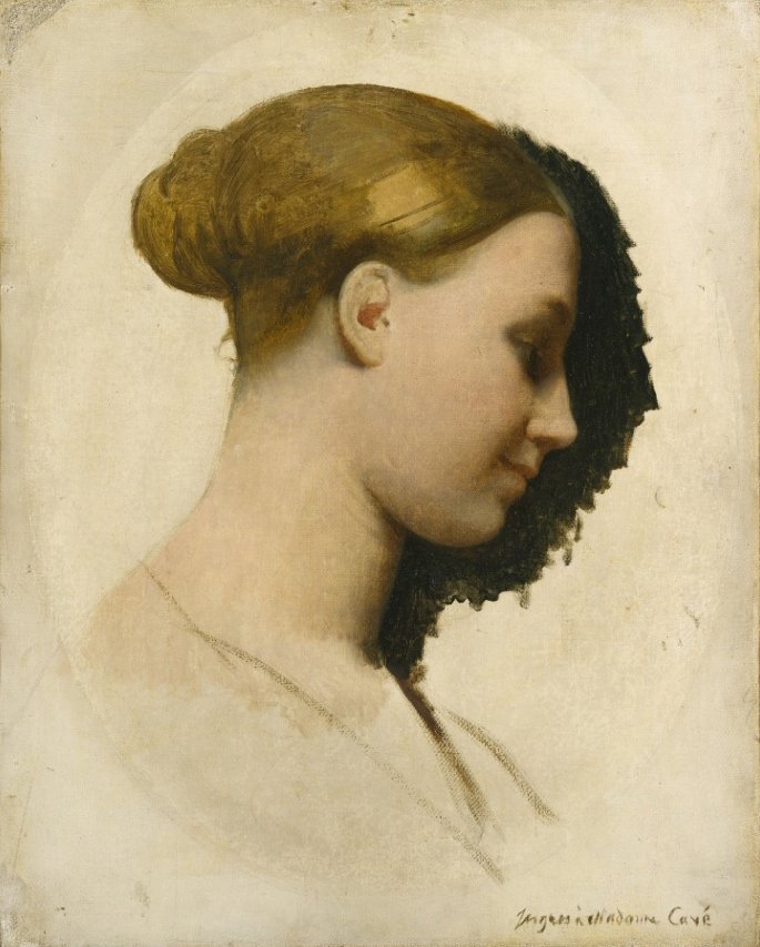  Portrait of Mme Edmond Cavé av Jean Auguste Dominique Ingres
