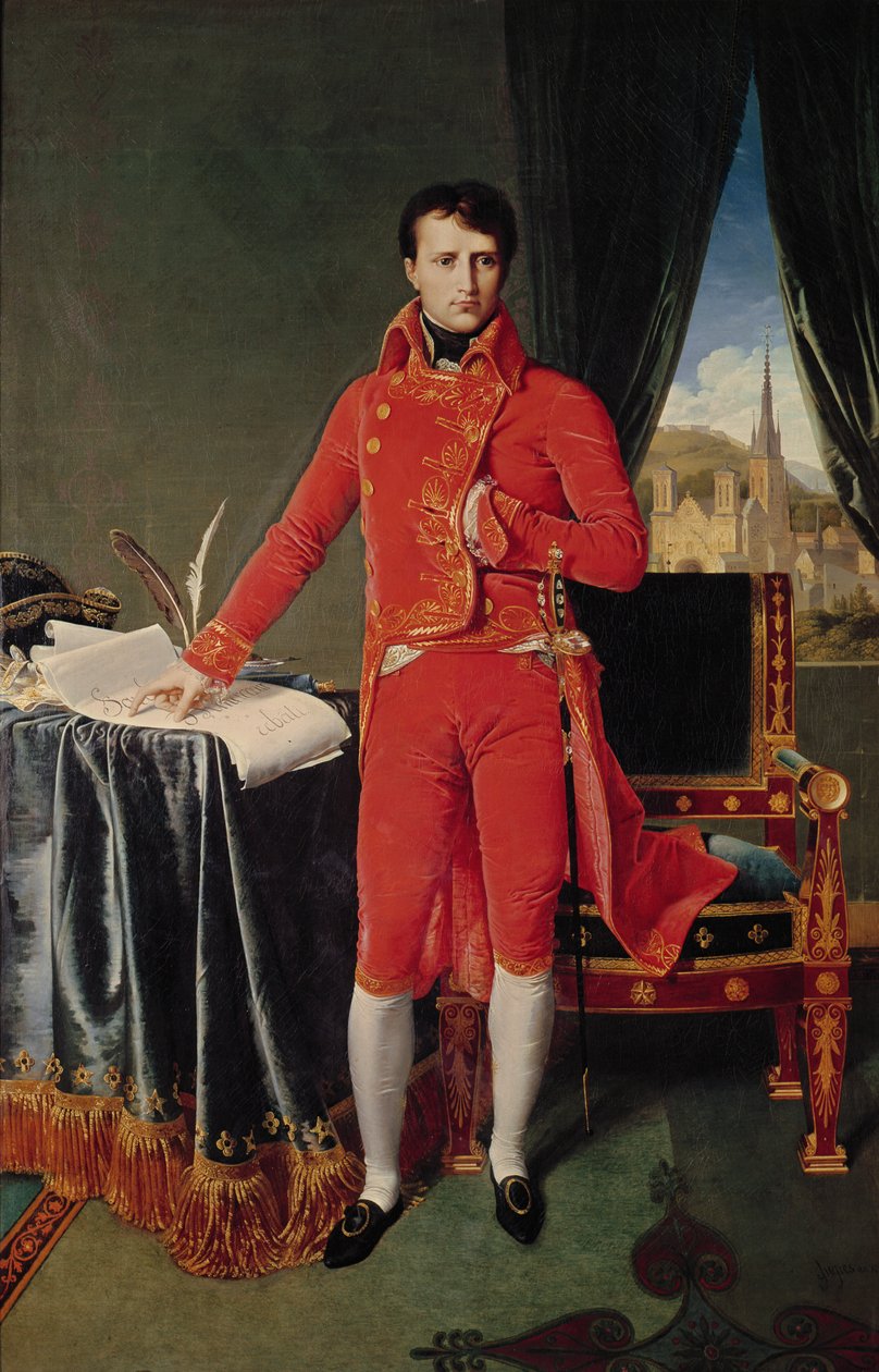 Bonaparte som förste konsul, 1804 av Jean Auguste Dominique Ingres