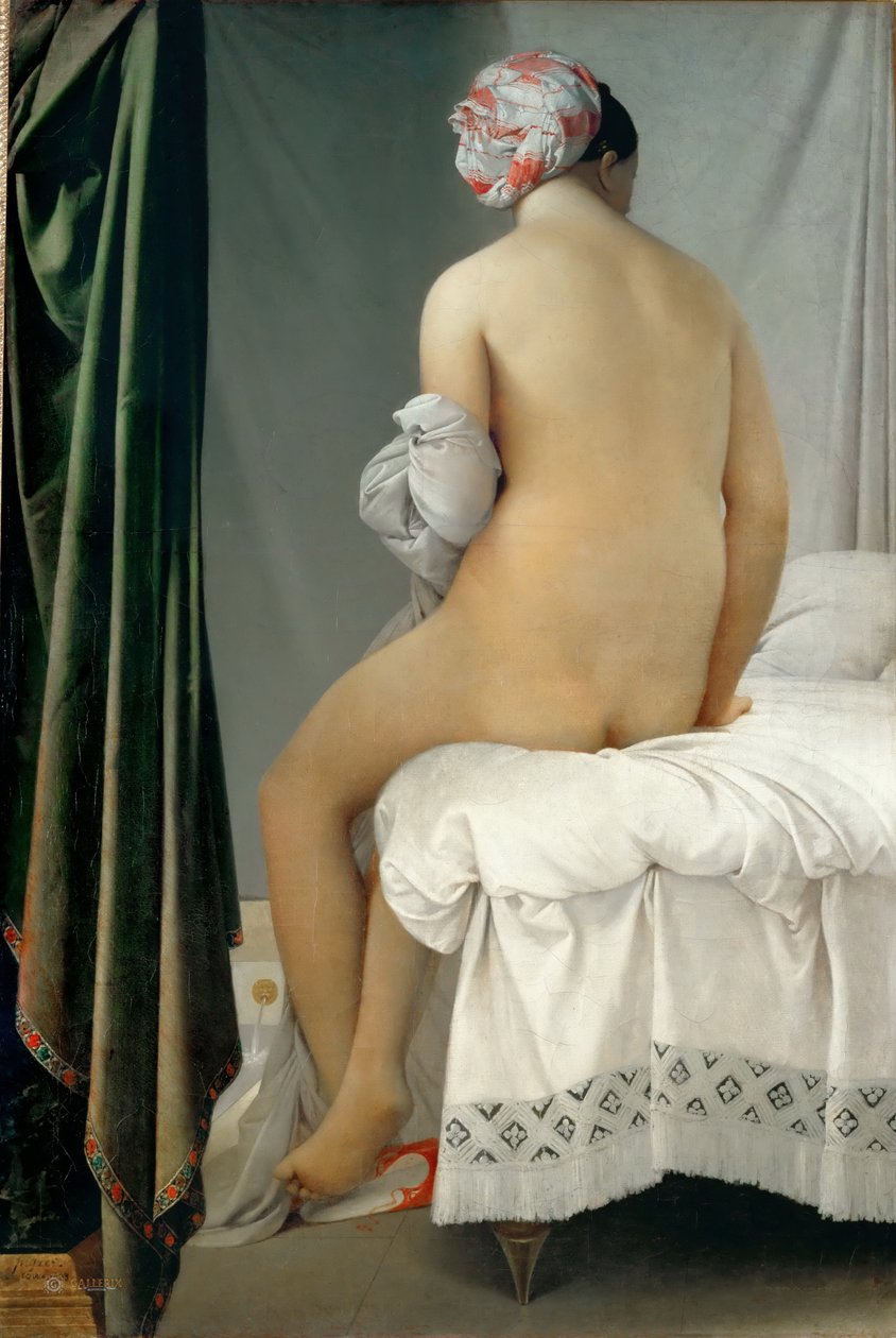 La Baigneuse Valpinçon  av Jean Auguste Dominique Ingres