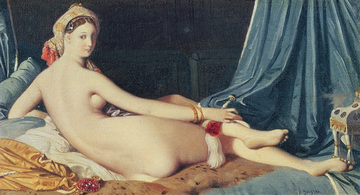 Odalisken, 1814 av Jean Auguste Dominique Ingres
