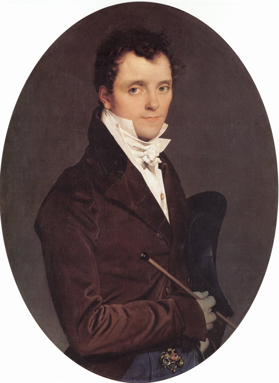 Portrait dEdmé Bochet  av Jean Auguste Dominique Ingres
