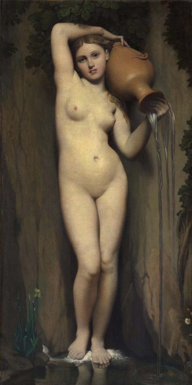 The Spring av Jean Auguste Dominique Ingres