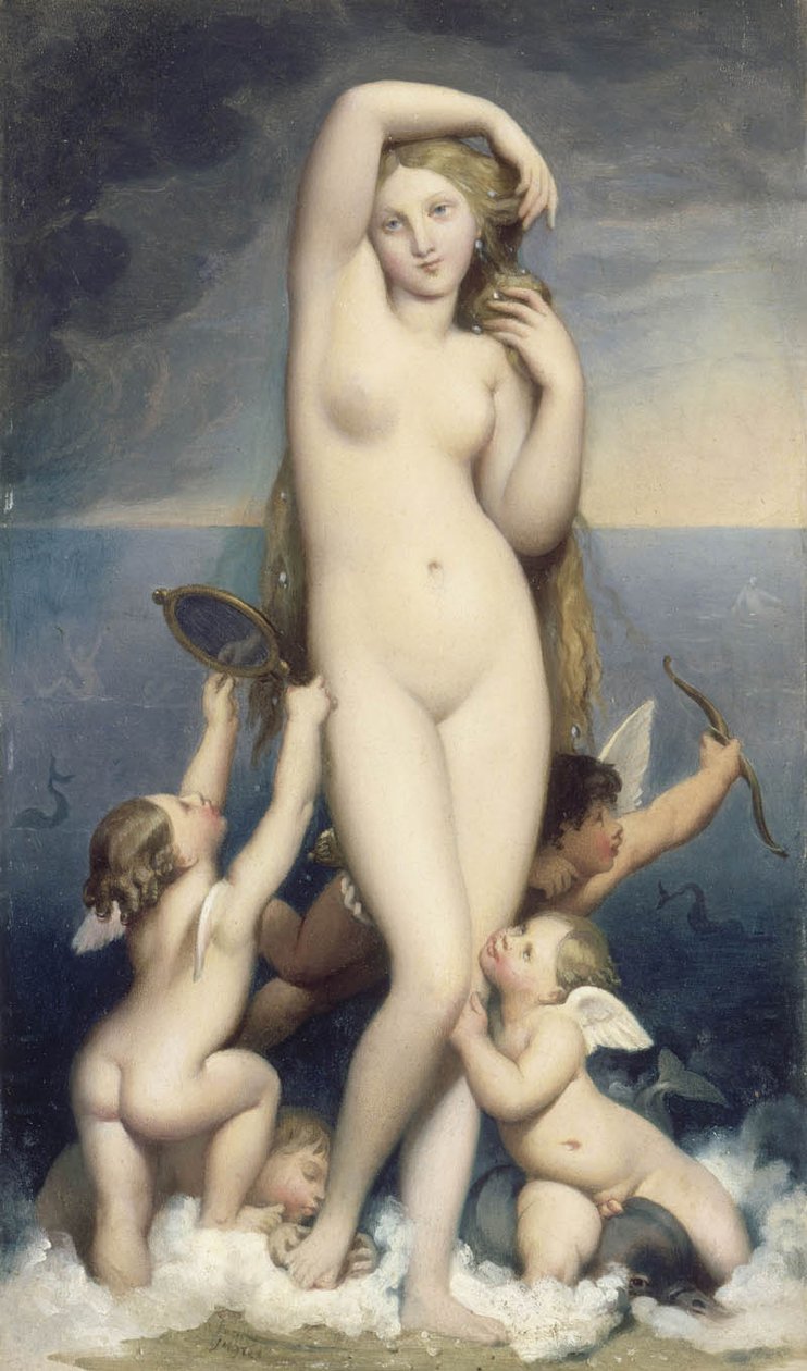 Venus Anadyomène av Jean Auguste Dominique Ingres