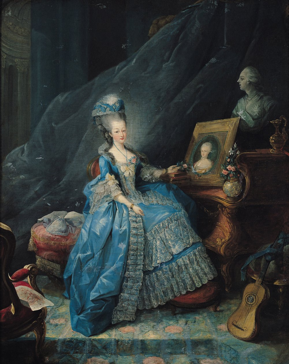 Marie-Therese av Savojen (1756-1805) 1775 av Jean Baptiste Andre Gautier D