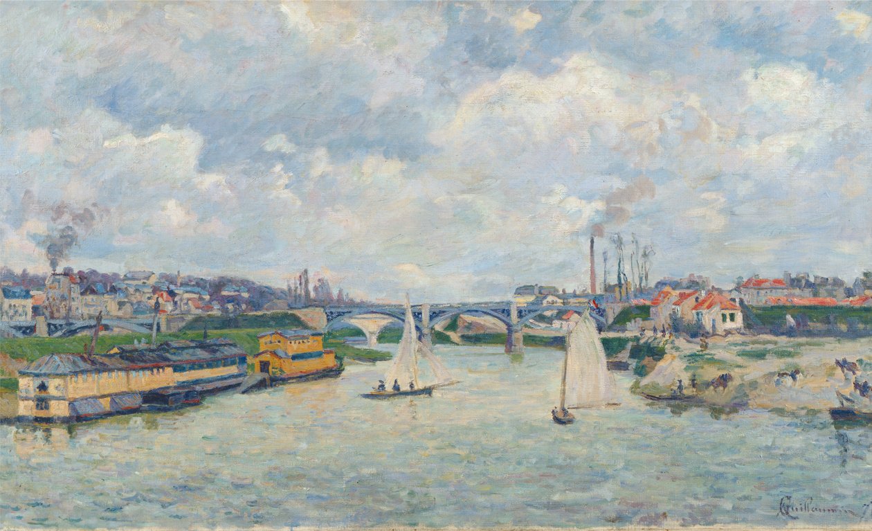 Charenton Port, 1878 av Jean Baptiste Armand Guillaumin