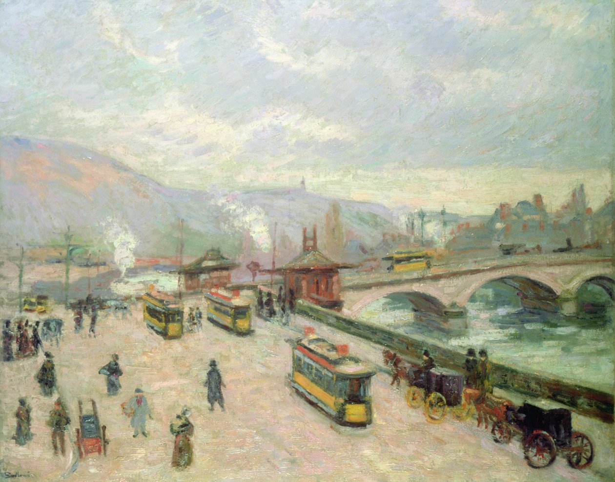 Pont Corneille i Rouen, 1898 av Jean Baptiste Armand Guillaumin