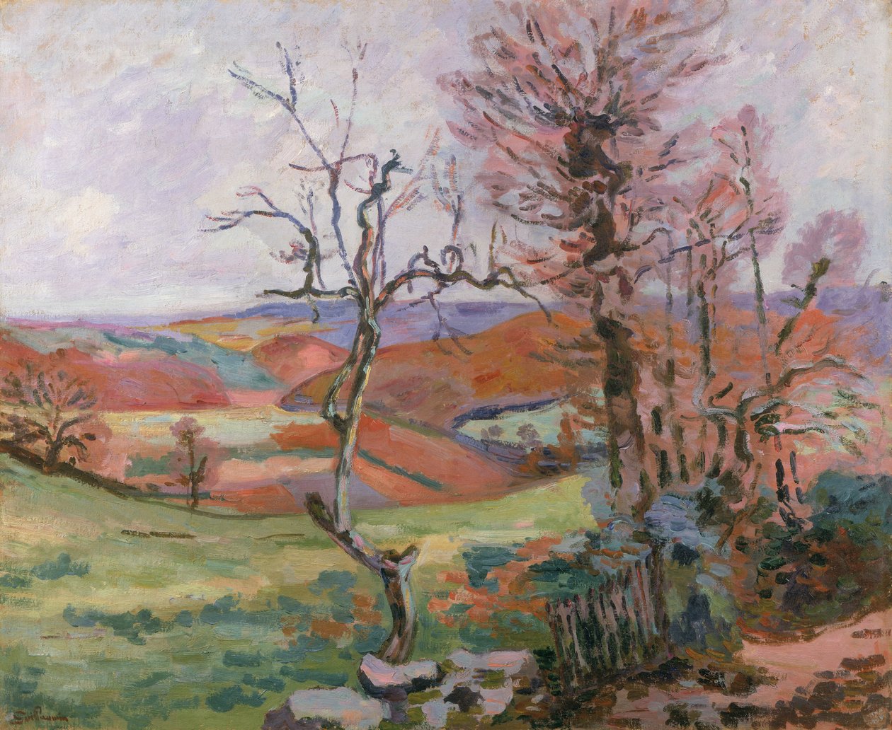 Puy Barion vid Crozant, Bretagne av Jean Baptiste Armand Guillaumin