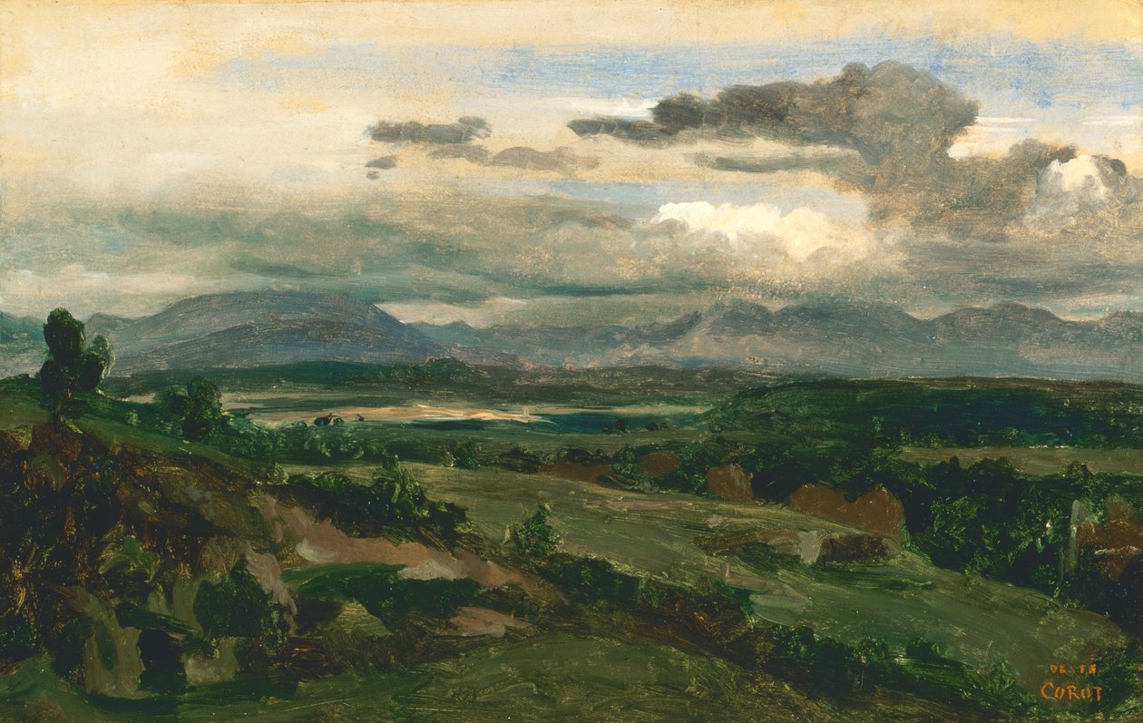 Civita Castellana av Jean Baptiste Camille Corot