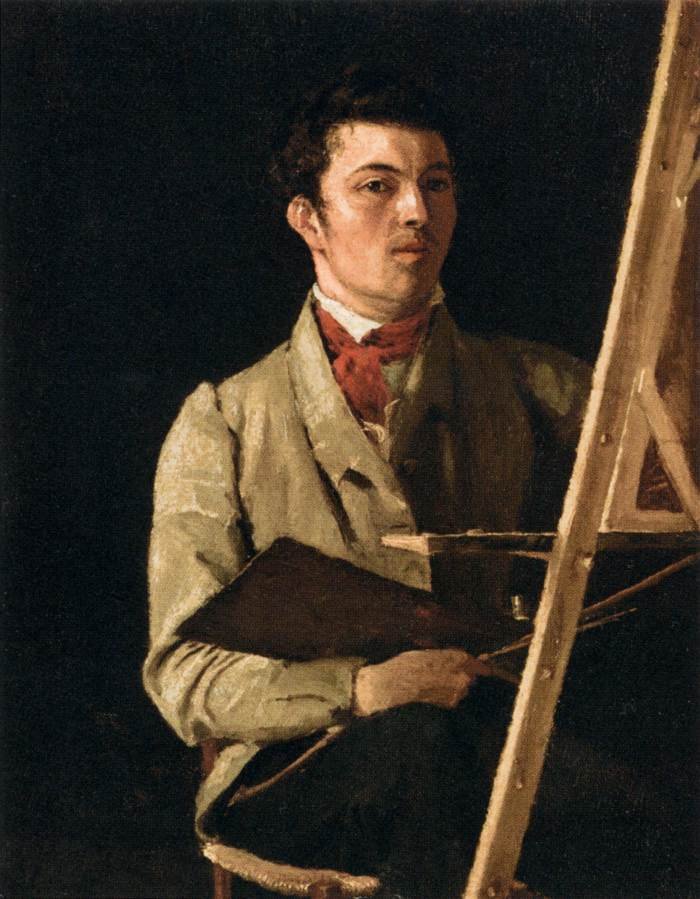 Self-Portrait av Jean Baptiste Camille Corot