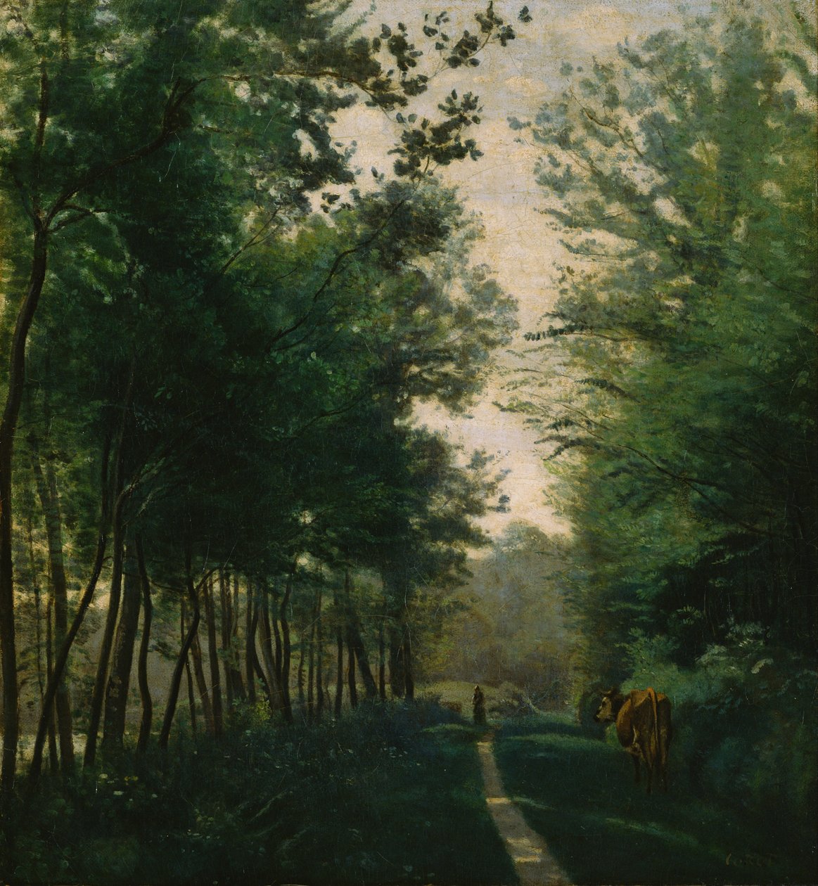 City of Avray av Jean Baptiste Camille Corot