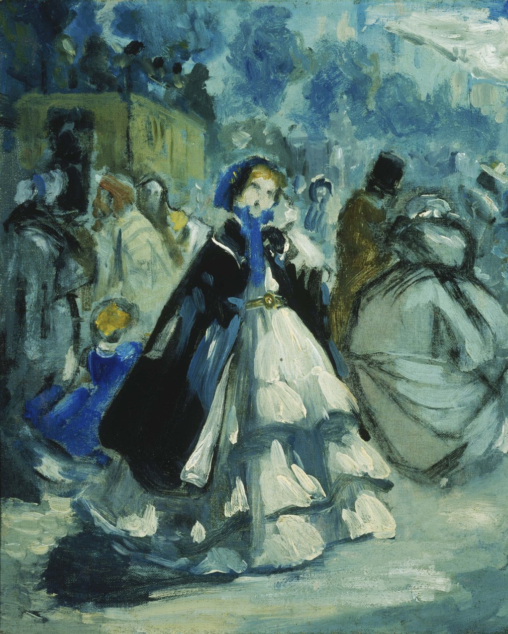 Street Scene av Jean Baptiste Carpeaux