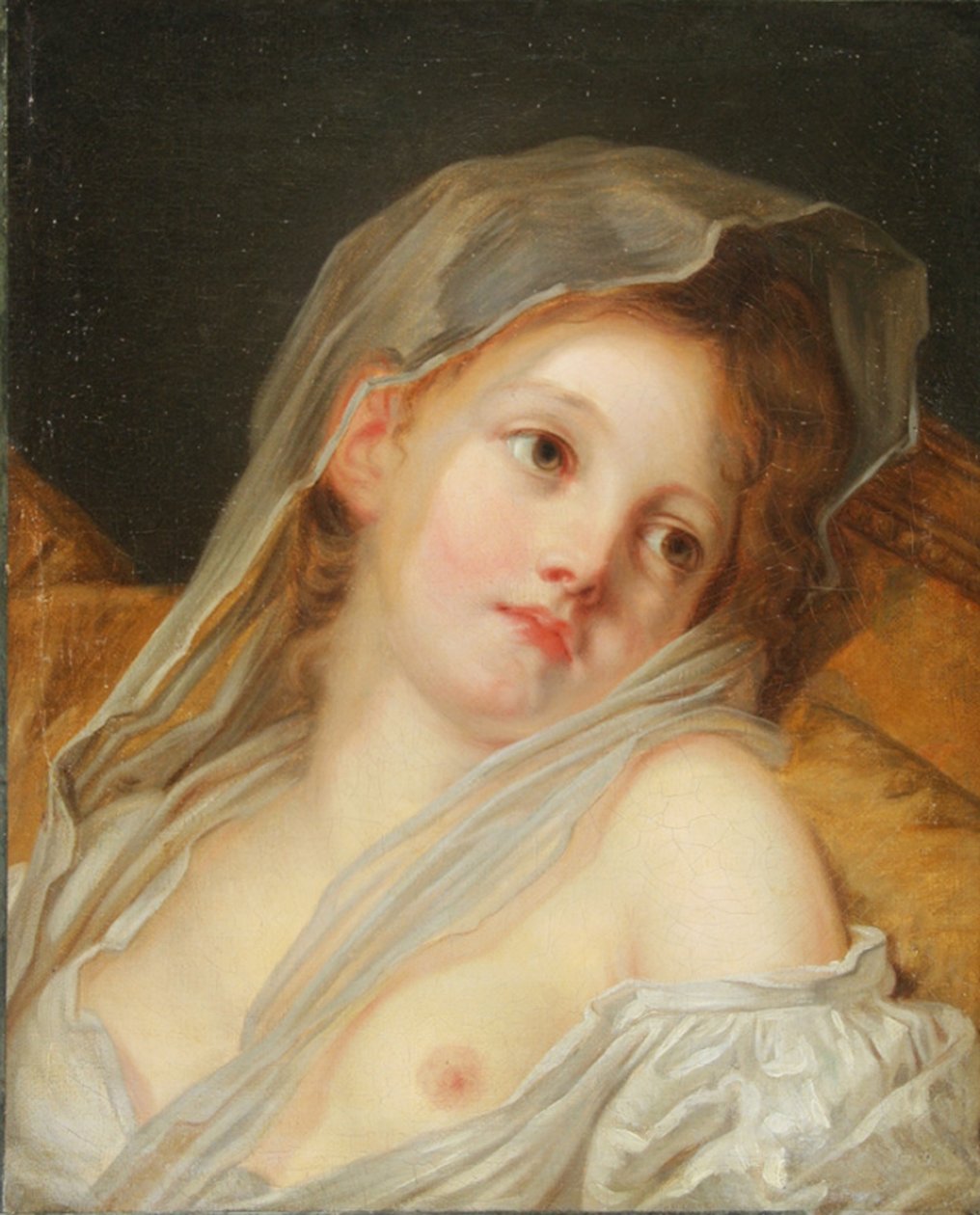 En drömmare, ca 1780 av Jean Baptiste Greuze