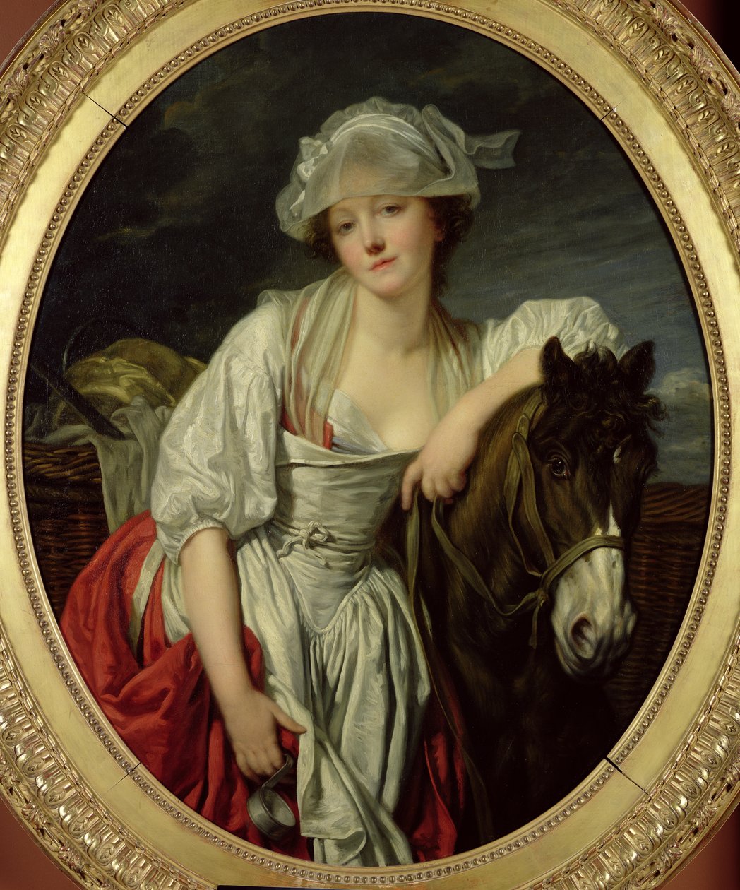 The Milkmaid av Jean Baptiste Greuze
