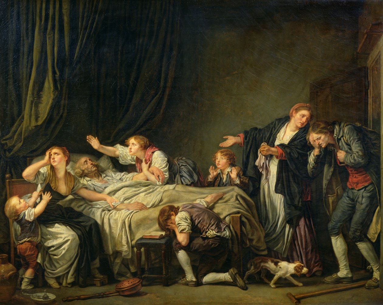 Den straffade sonen, 1778 av Jean Baptiste Greuze