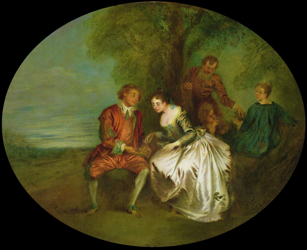 The Birdnester swed av Jean Baptiste Joseph Pater