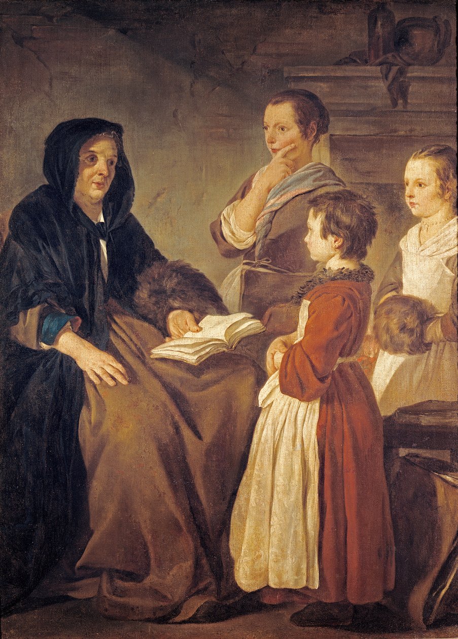 Skollärarinnan av Jean Baptiste Marie Pierre