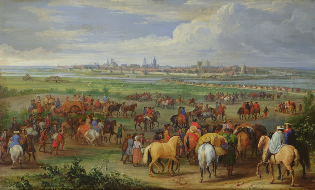 Den franska arméns intåg i Ypres, 1678 av Jean Baptiste Martin