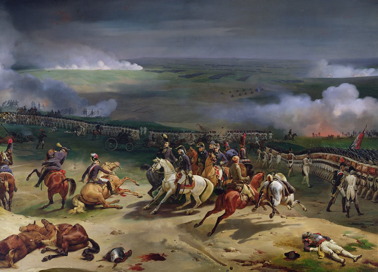 Slaget vid Valmy, 20 september 1792, 1835 (detaljer på höger sida) av Jean Baptiste Mauzaisse
