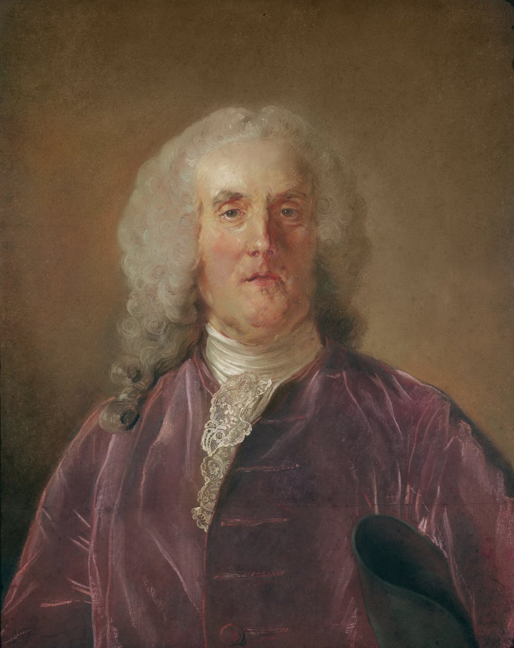 Abraham van Robais (pastell på papper) av Jean Baptiste Perronneau