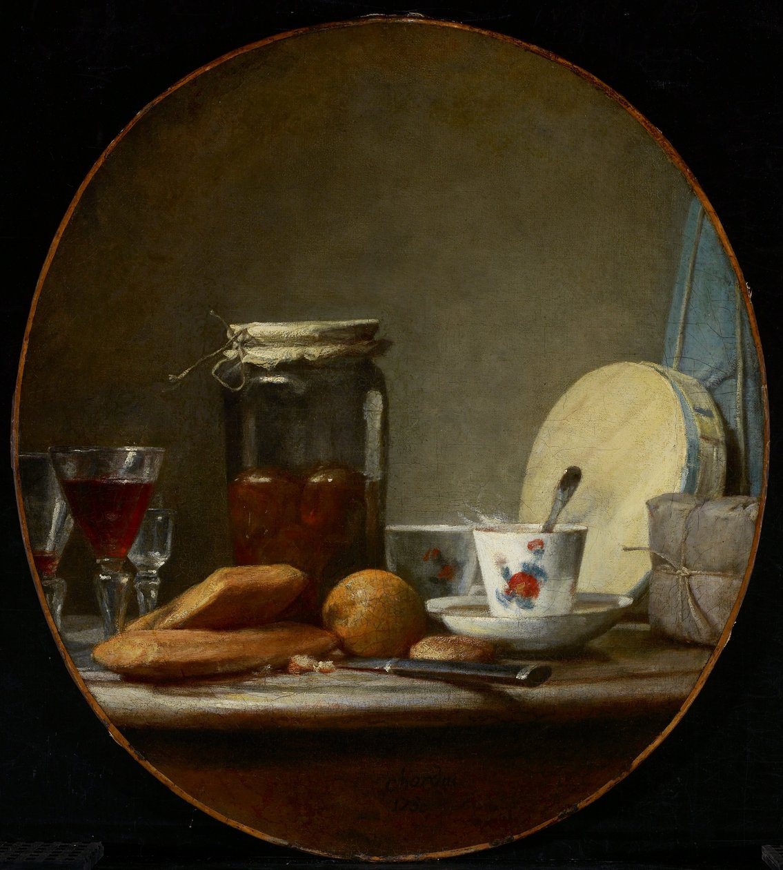 Jar of Apricots av Jean Baptiste Simeon Chardin