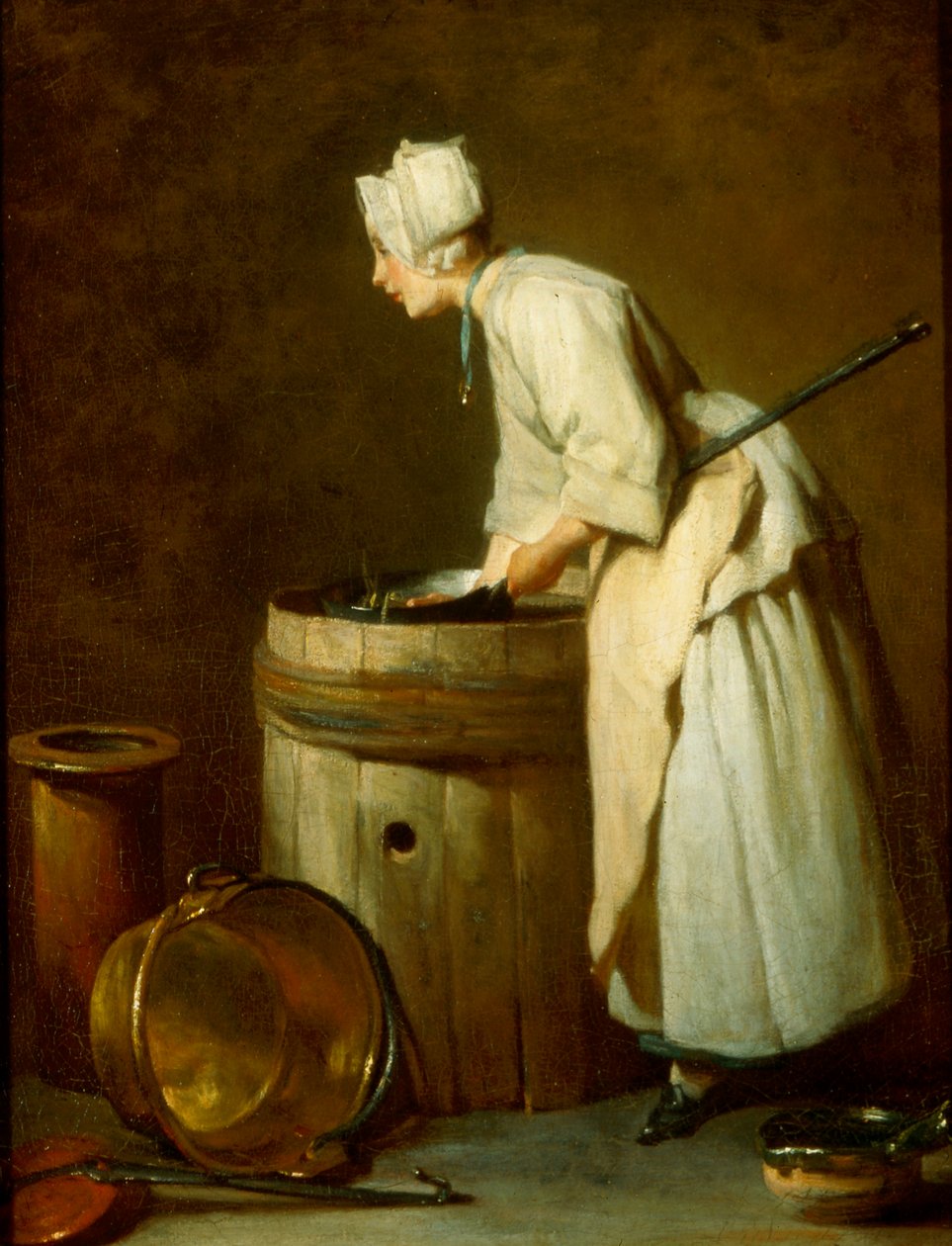 Skurmästarinnan, 1738 av Jean Baptiste Simeon Chardin