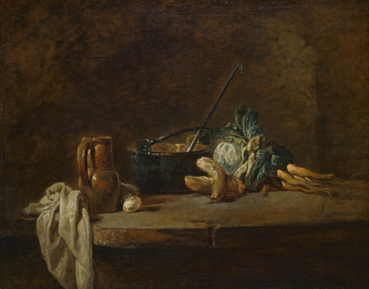 Vegetables for the Soup av Jean Baptiste Simeon Chardin