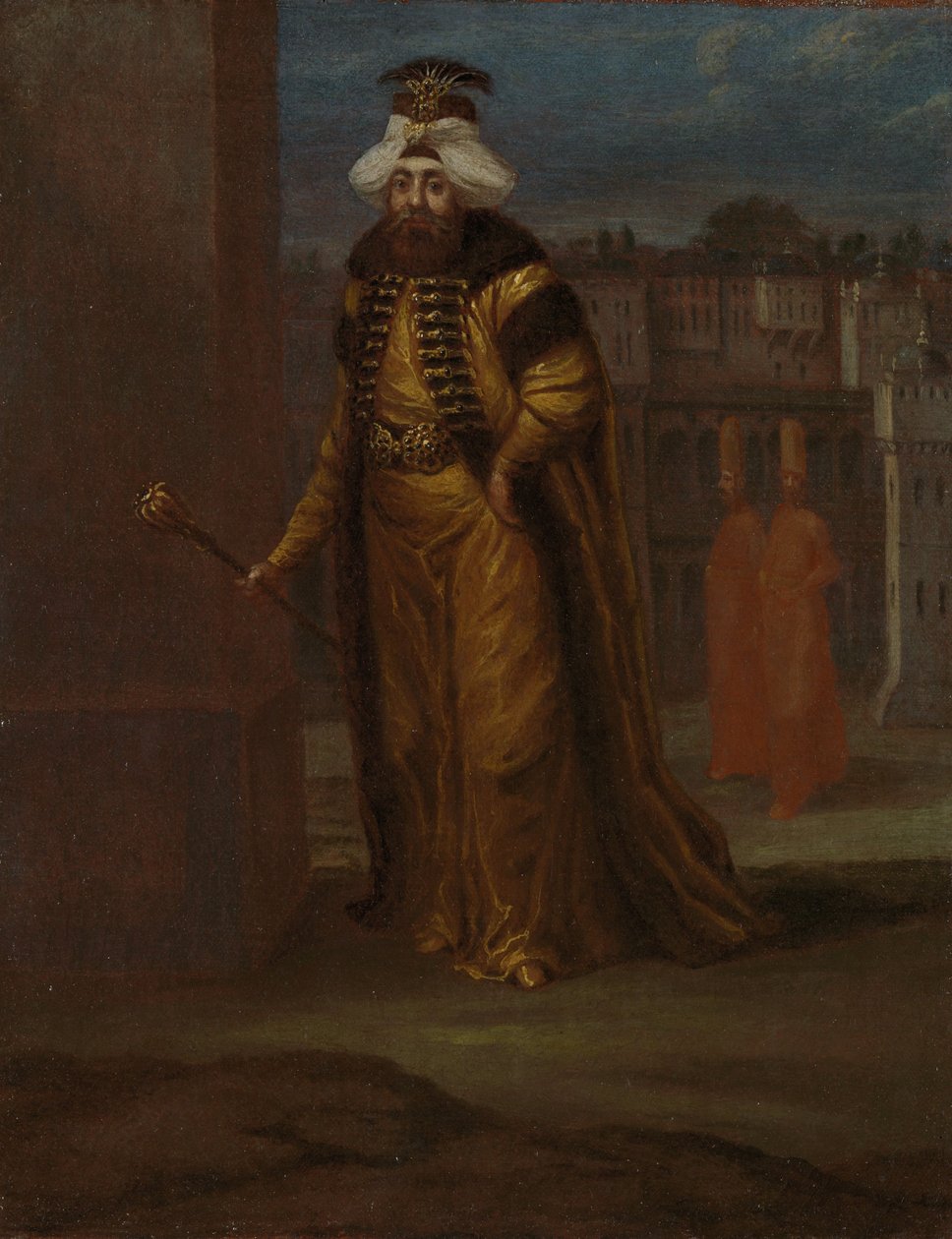 24th Sultan and 103rd Calip of Islam, Mahmud I (1696–1754).Türkçe av Jean Baptiste Vanmour