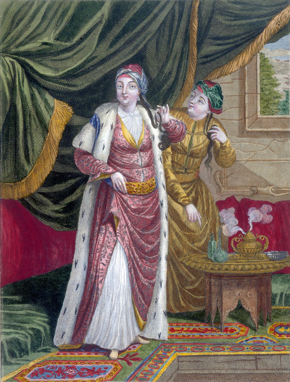 Sultana Asseki, ca 1708 av Jean Baptiste Vanmour