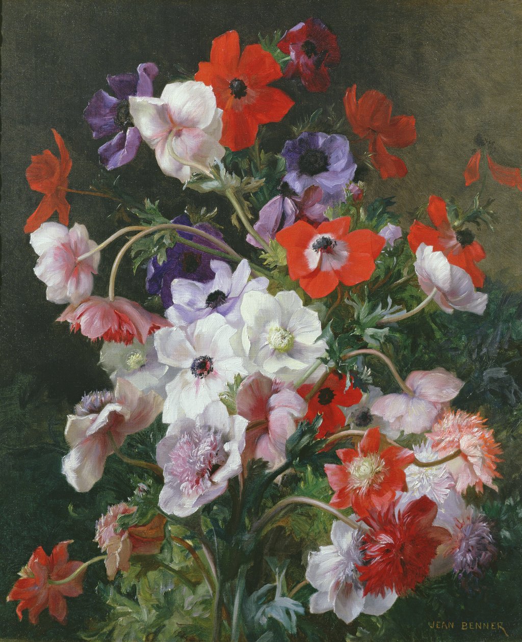Stilleben av blommor av Jean Benner