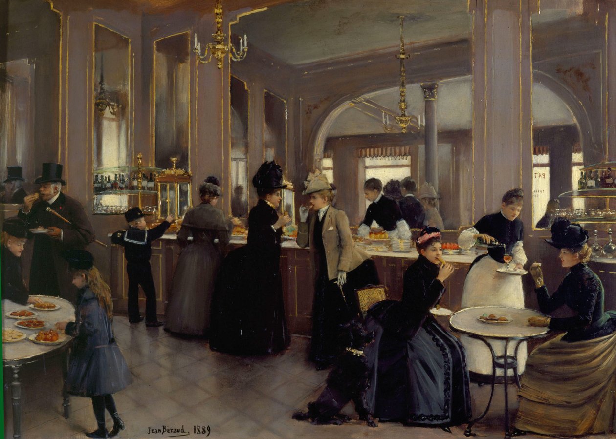  La Patisserie Gloppe au Champs-Elyseesn  av Jean Beraud