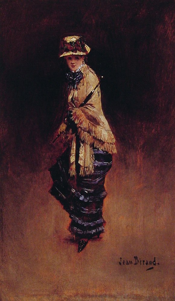  Young ParisiennenFrancais : Jeune Parisiennen av Jean Beraud
