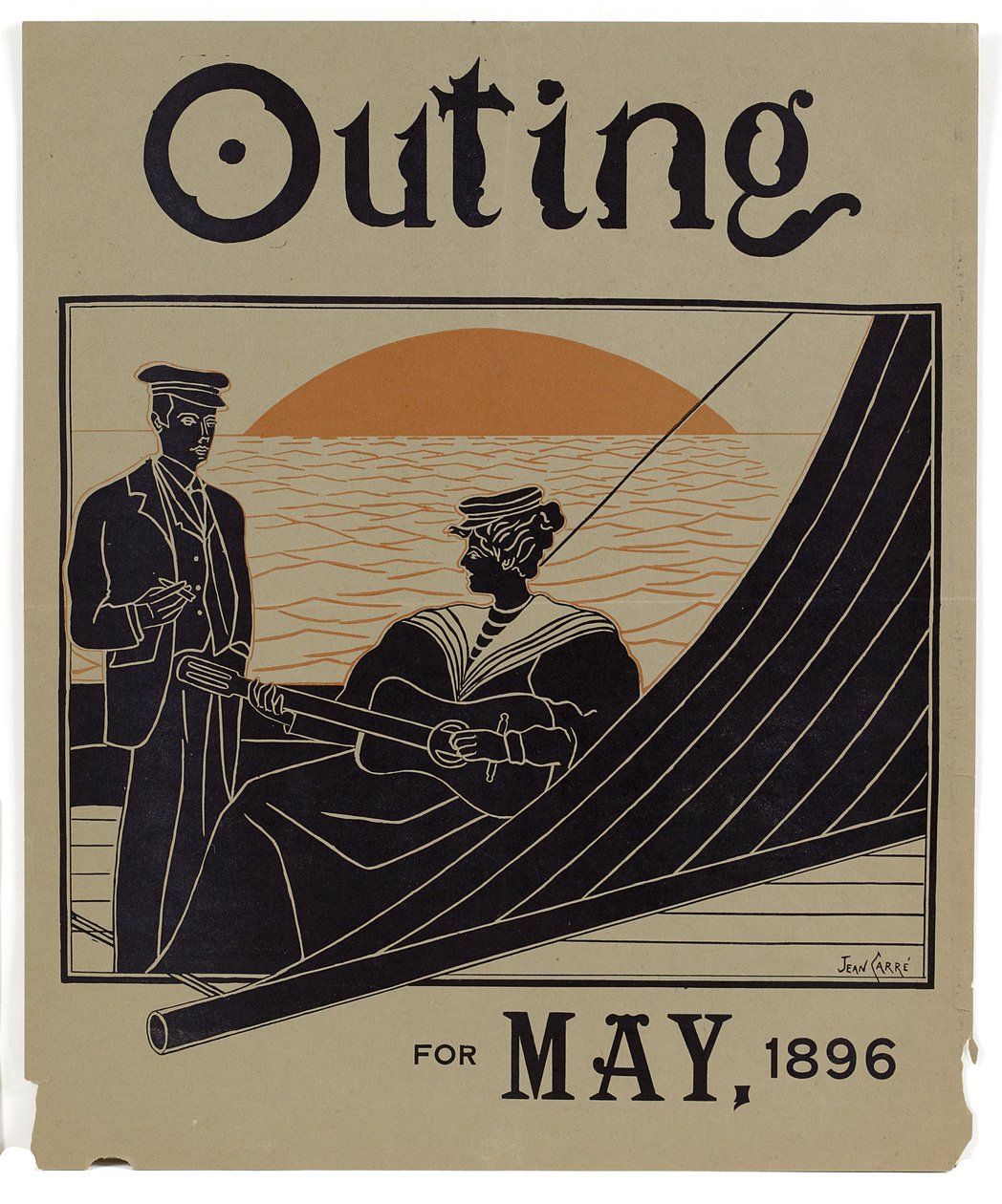 Utflykt för maj 1896, 1896 (tryckt) av Jean Carré