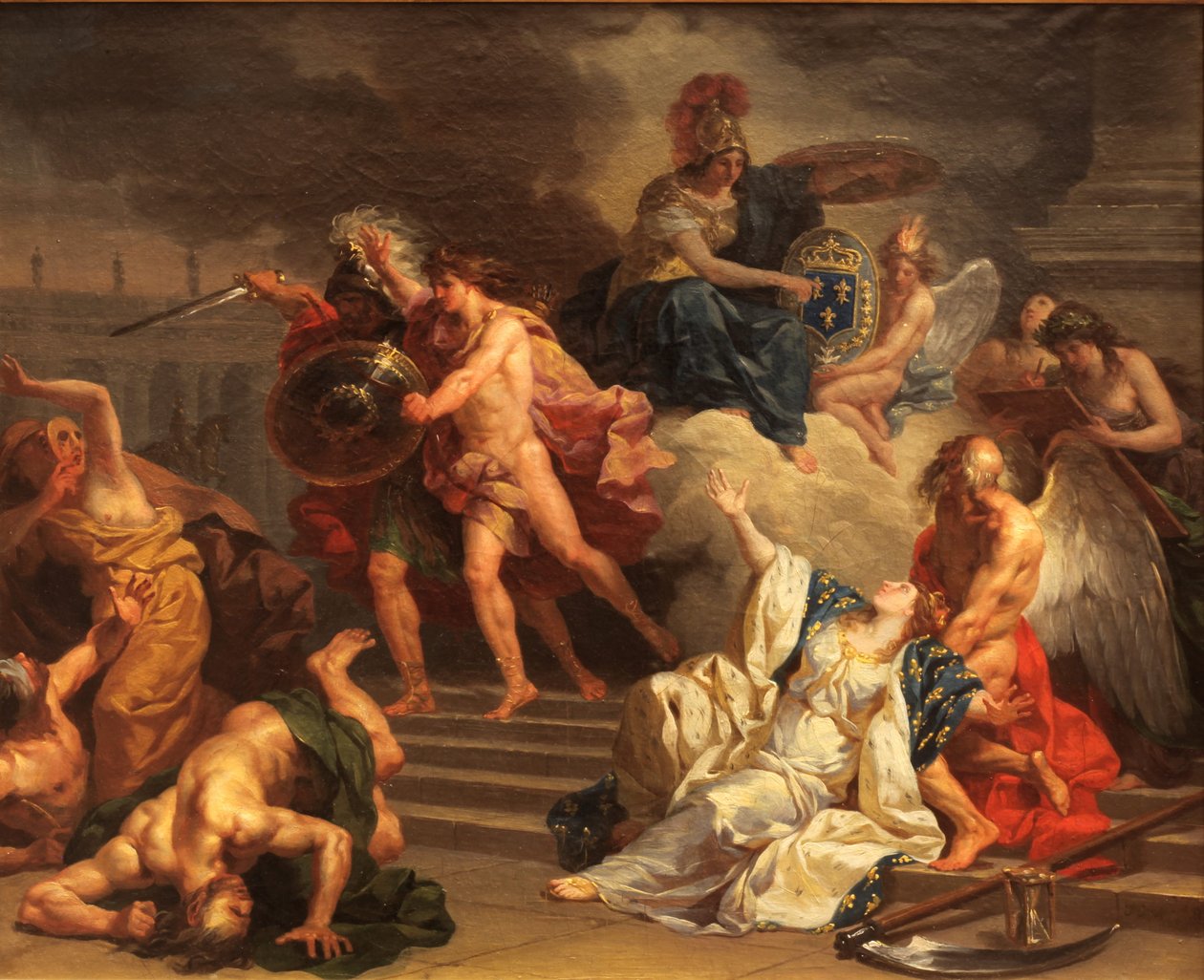 La France relevée par le Temps av Jean Charles Nicaise Perrin