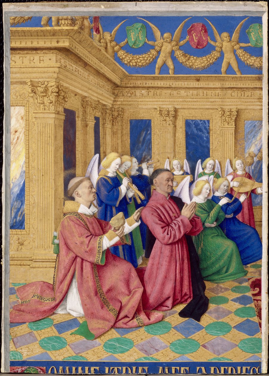 Heures dEtienne Chevalier, n° 201 et N° 202 av Jean Fouquet