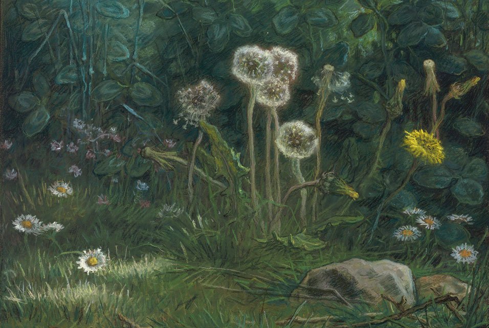 Dandelions av Jean Francois Millet