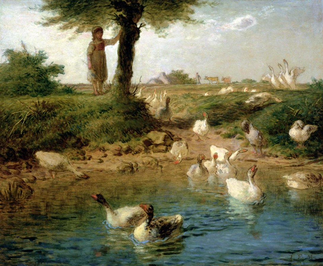 La gardeuse doies av Jean Francois Millet