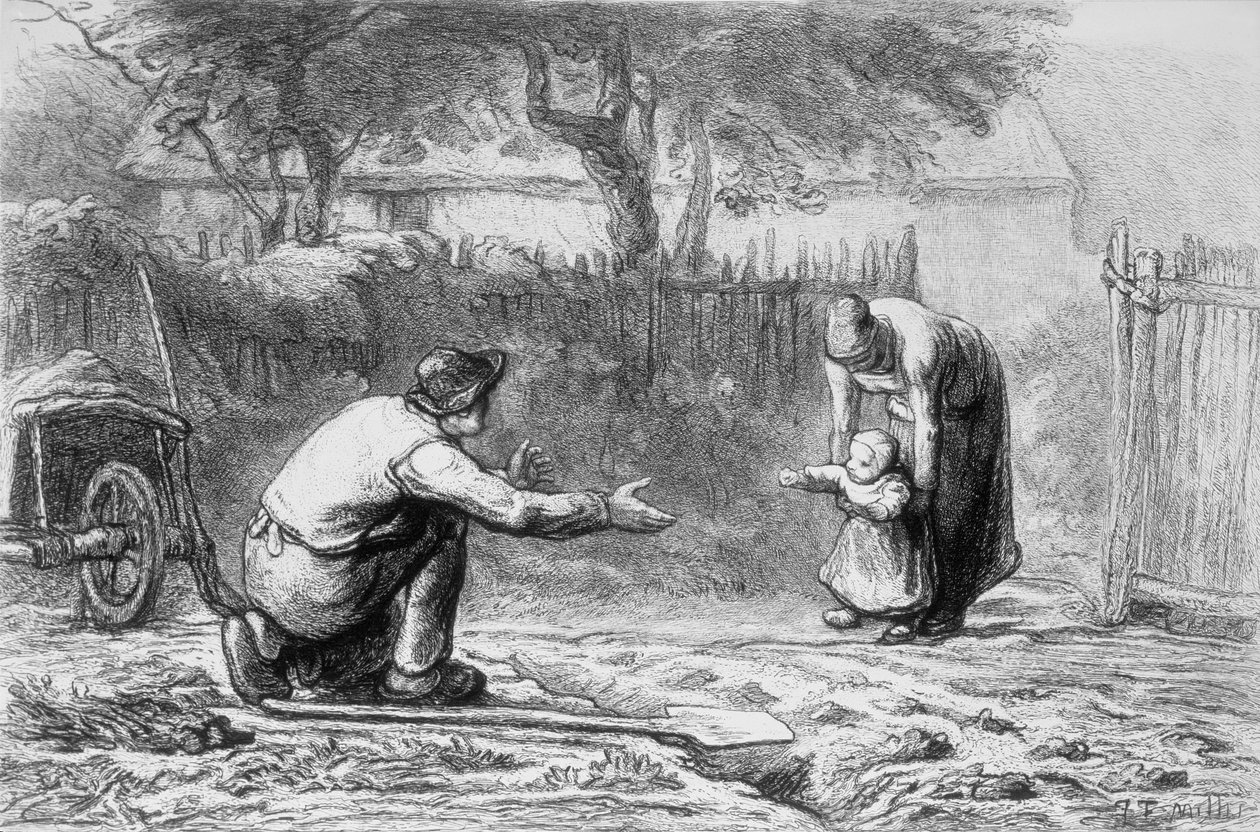 De första stegen av Jean Francois Millet