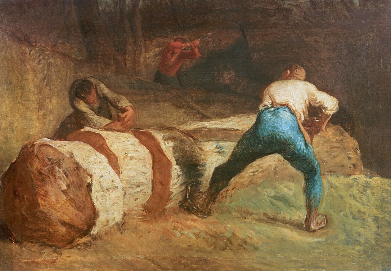 Träsågarna, 1848 av Jean Francois Millet
