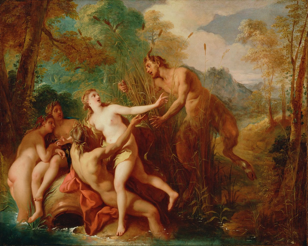 Pan and Syrinx av Jean François de Troy