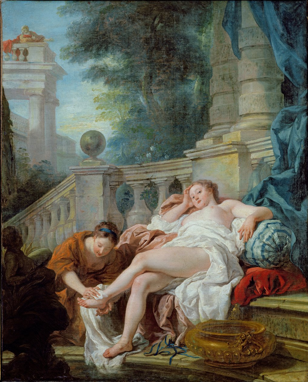 Badet i Betseba, 1727 av Jean François de Troy