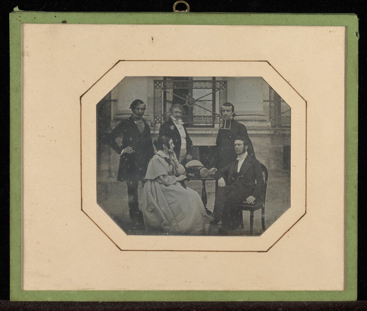 (Group portrait of five members of the Circle of Eynard-Lullin) av Jean Gabriel Eynard