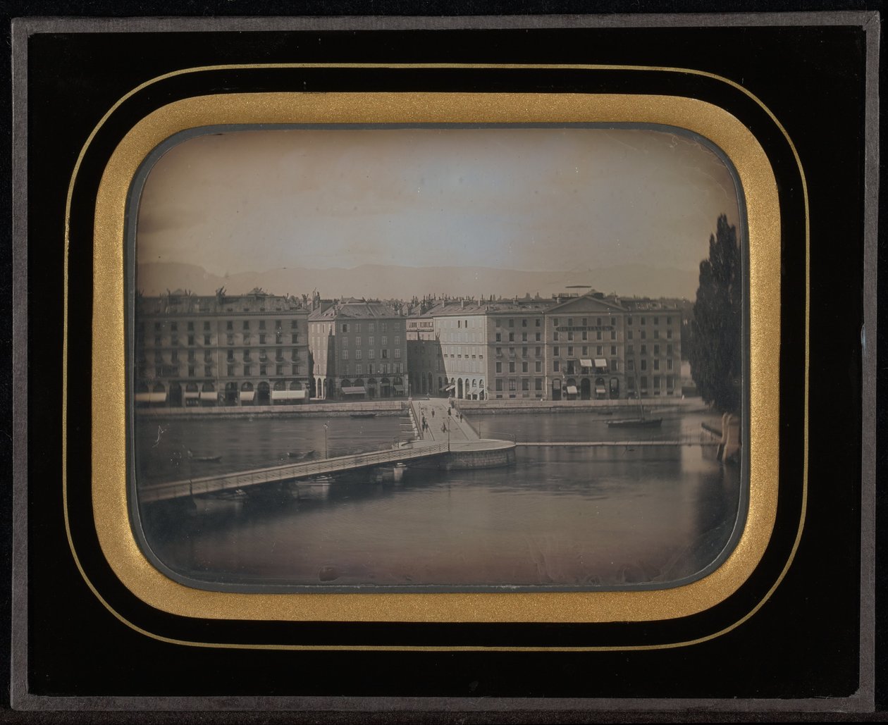 Stadsbild i Genève av Jean Gabriel Eynard