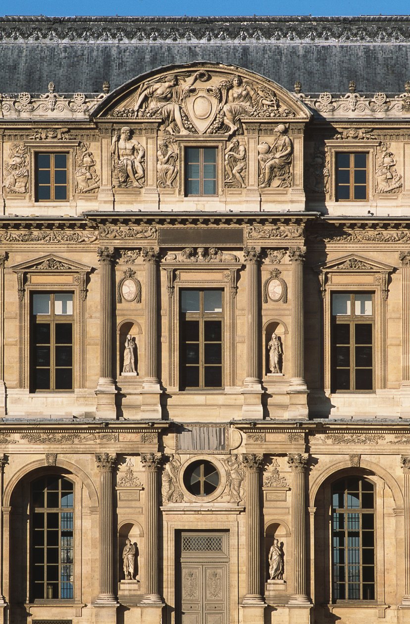 Cour Carree; Lescot vinge av Jean Goujon