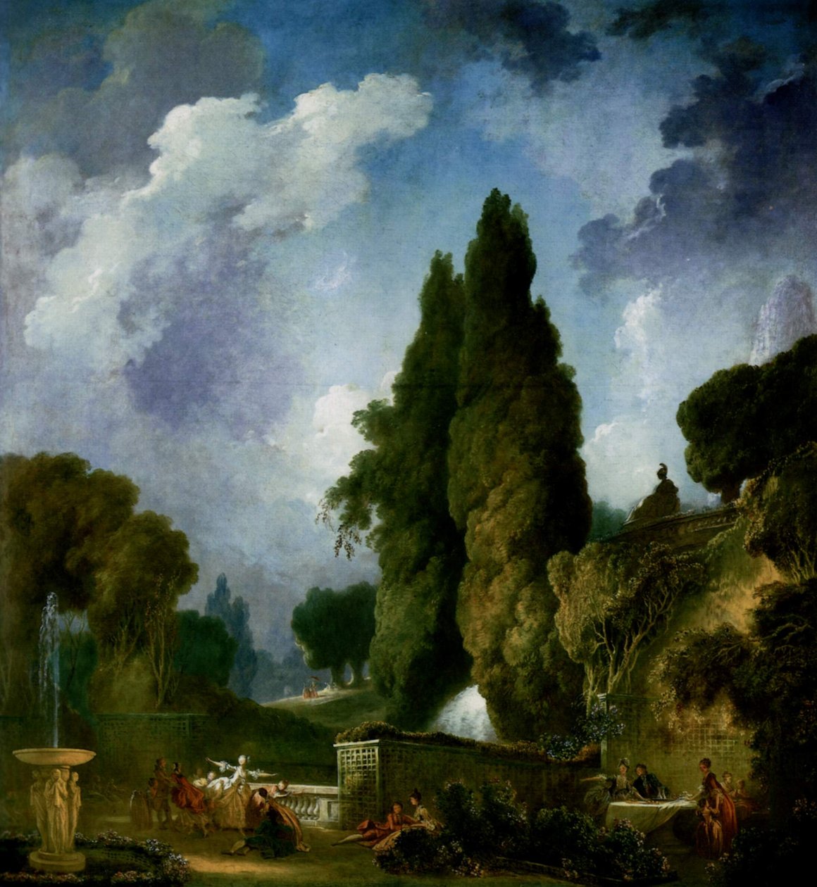 Blind Mans Bluff av Jean Honore Fragonard