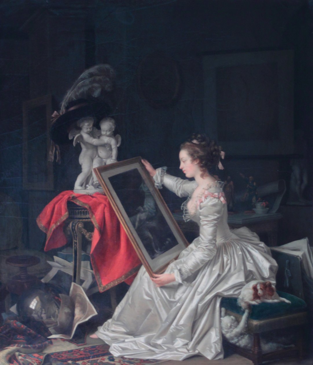 LÉlève intéressante av Jean Honore Fragonard